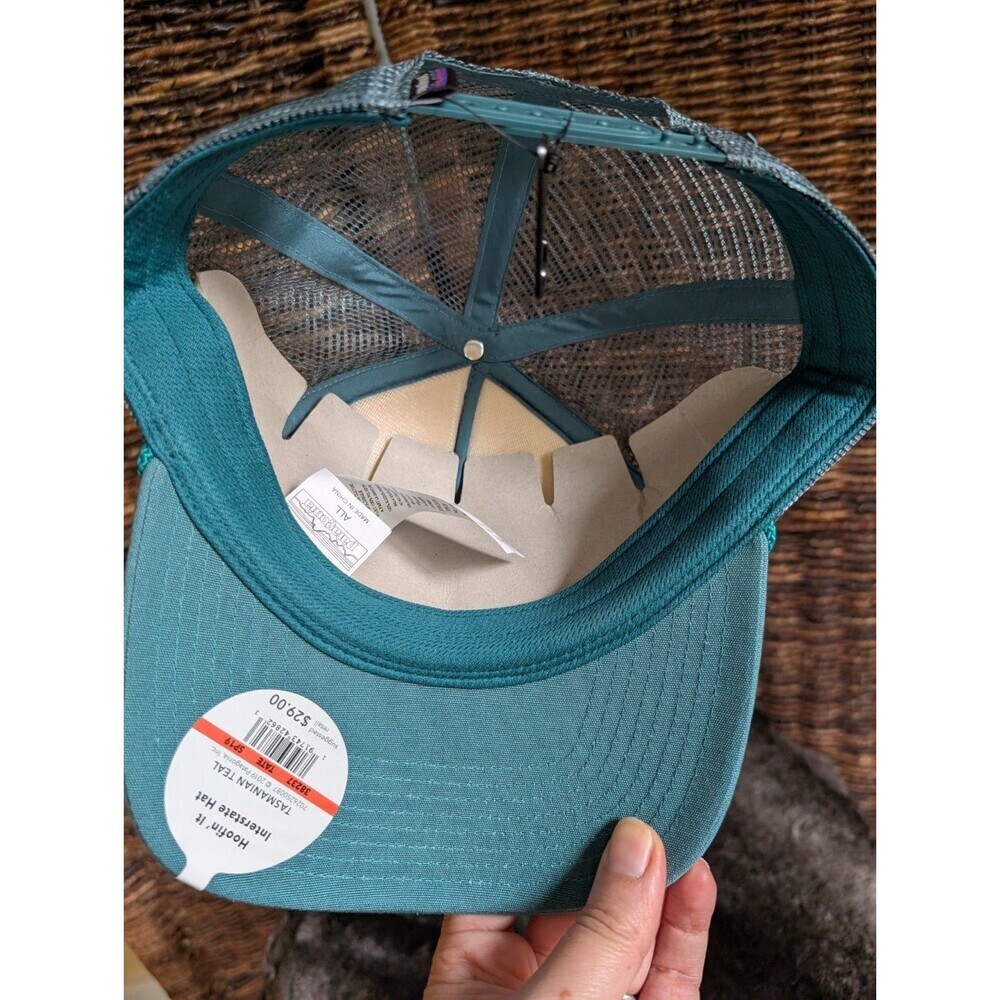 Patagonia Hoofin' It Interstate Trucker Hat Teal Women's Men's Hiking Gorpcore - Picture 10 of 12